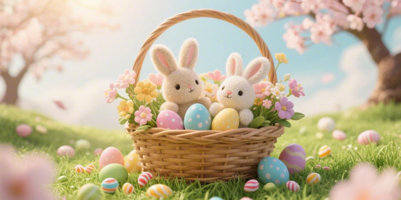 The Cutest Easter Basket Ideas with Stuffed Animals