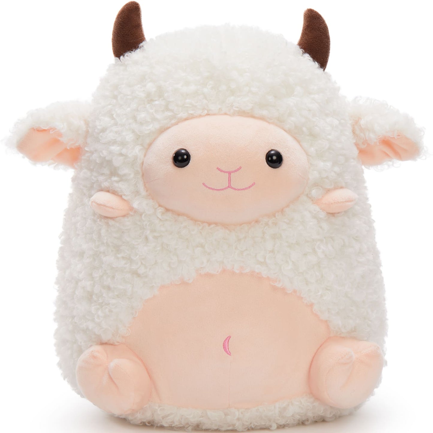 Cartoon Weighted Pillow for Kids Adults 1.5 Lbs - Get Better Sleep - Sustainably Made and Chemical Free - Machine Washable - Kawaii Sheep 14-inch Throw Pillows - Free Shipping