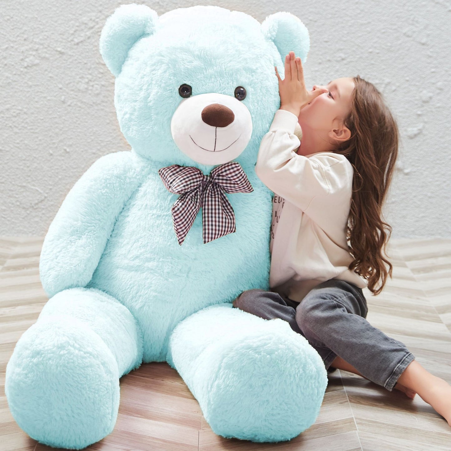 MorisMos Giant Teddy Bear 4ft Stuffed Animal Soft Big Bear Plush Toy