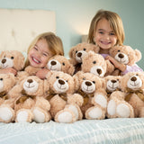 12 Pcs Teddy Bear Stuffed Animals Bulk - Small Teddy Bear Plush Toys - Light Brown 14 Inches Teddy Bear Plush Dolls - Cute Fuzzy Bears for Baby Shower/Wedding/Birthday/Valentine's Day - Baby Shower Centerpieces