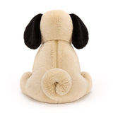 13.78 Inch Pug Plush Toy with Four Puppies Soft Stuffed Animal