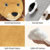 13.7 Inch Lion Stuffed Animal with Four Baby Lions