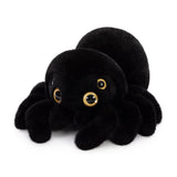 Adorable 4-Eyed Black Spider Weighted Plush Toy 14 Inch