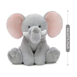 15.7 Inch Elephant Stuffed Animal with Four Baby Elephants