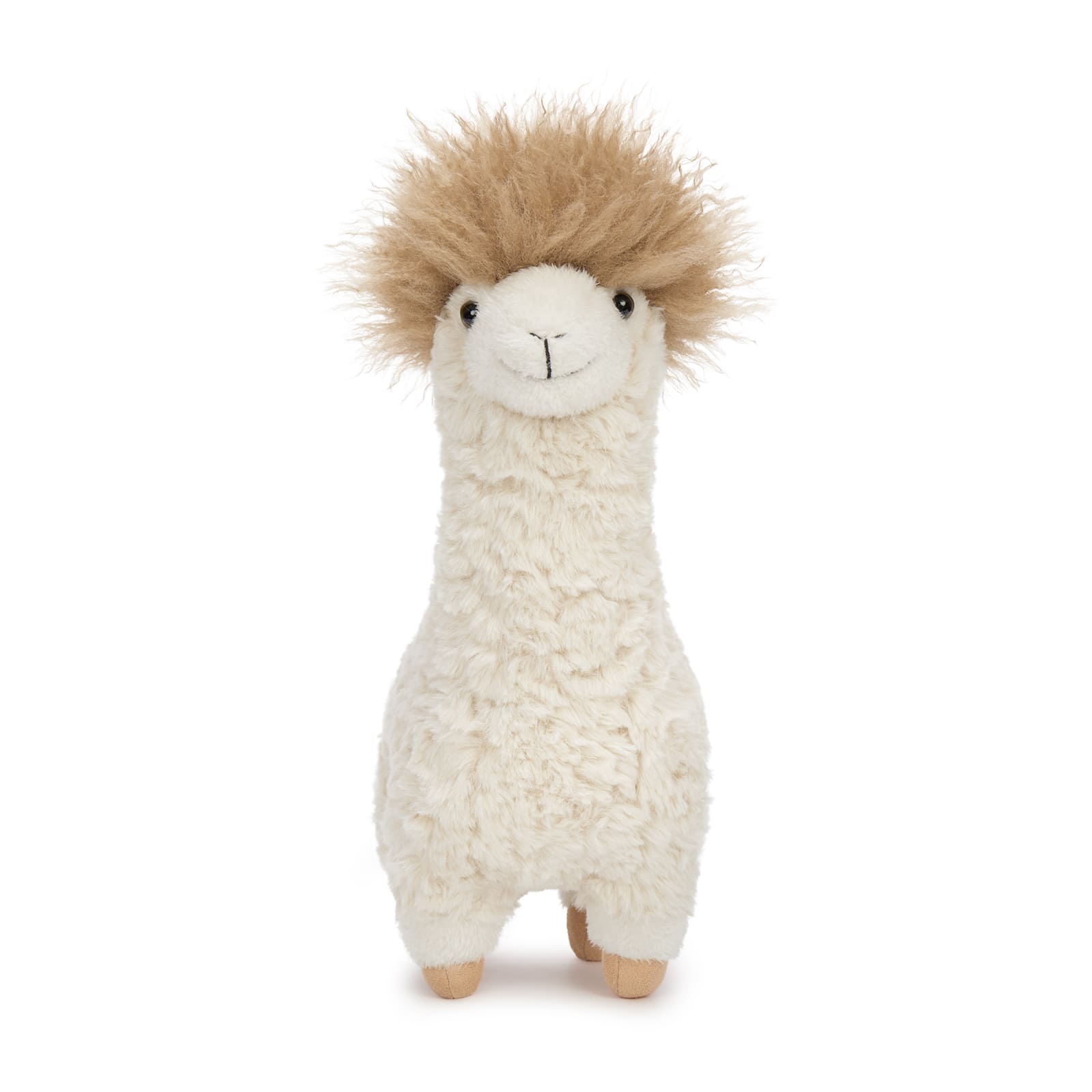 Beige Alpaca Plush Toy Llama Stuffed Animal 15.75 Inch