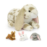 17.7 Inch Bunny Stuffed Animal with Three Baby Bunnies Inside