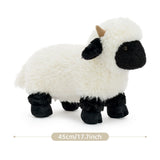 17.7 Inch Valais Blacknose Sheep Stuffed Animal with Three Babies