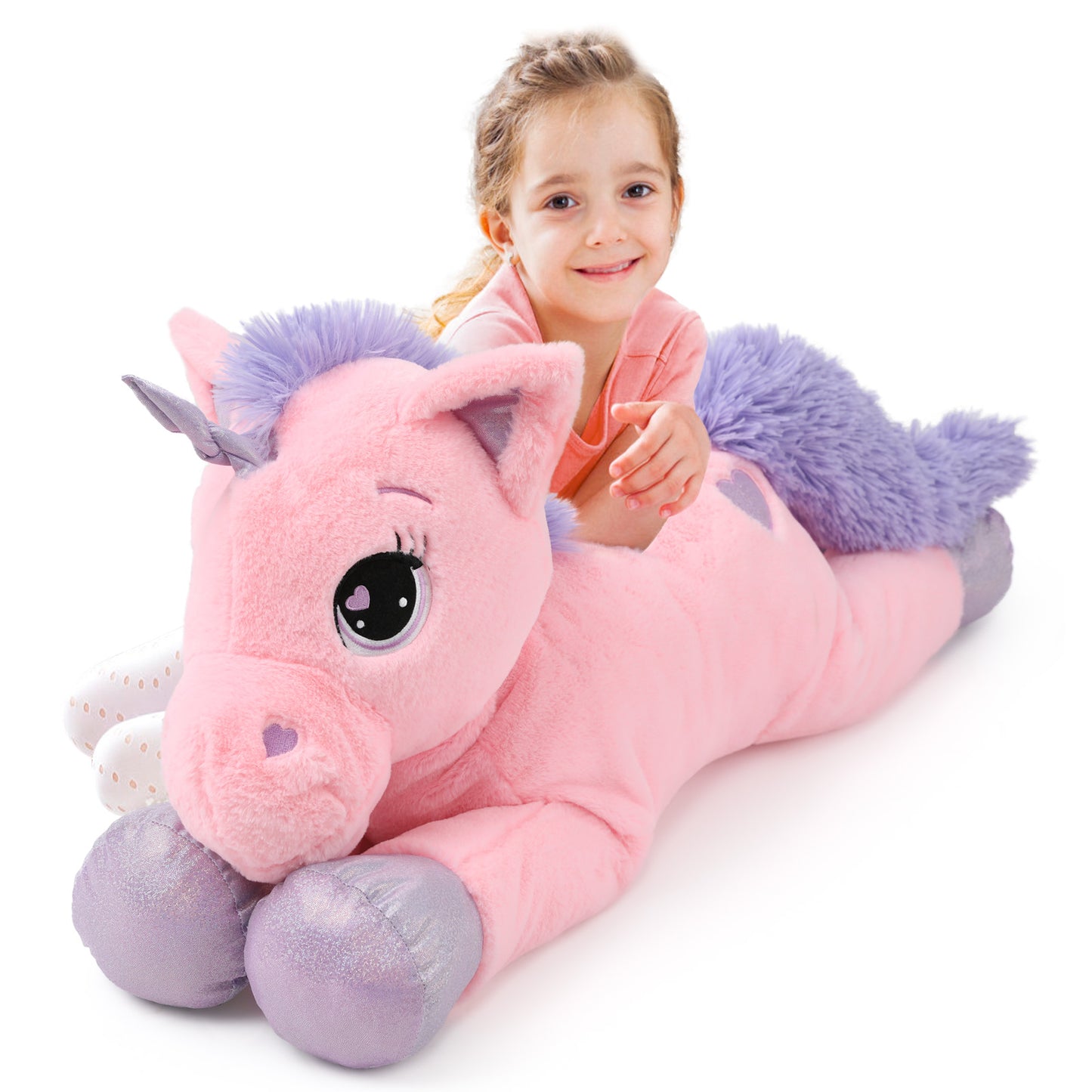 MorisMos Giant Unicorn Stuffed Animal Plush Toy