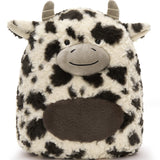 MorisMos Stuffed Animals - Cow Weighted Plush Pillows - Big Cozy Cartoon Cattle Plush Pillows - Christmas/Birthday/Easter/Thanksgiving Gift for Girls Boys - Sofa Cushion  Pillows