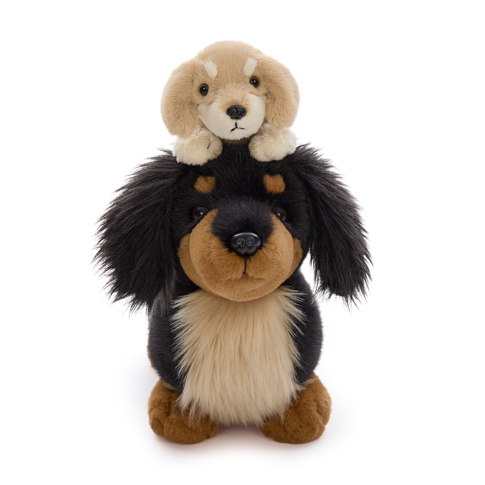 20.5 Inch Dachshund Dog Plush Toy Set with Two Puppies