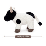 Cow Plush Toy Set with Three Baby Calves 20 Inch