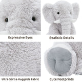 20 Inch Elephant Plush Toy Safari Stuffed Animal Multiple Colors