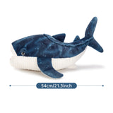 Whale Shark Plush Toy with Three Baby Sharks 21.3 Inch