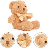 Teddy Bear Stuffed Animals Bulk - Valentine's Day Teddy Bear Plush Toys - Teddy Bear Theme Baby Shower Centerpieces - Cheap Bulk Wholesale Teddy Bear Plushies - Cute 10 Inches Small Teddy Bear Plush Dolls - Valentine's Day Gift for Girlfriend/Boyfriend - Pink/Brown/Blue Stuffed Teddy Bears - Free Shipping