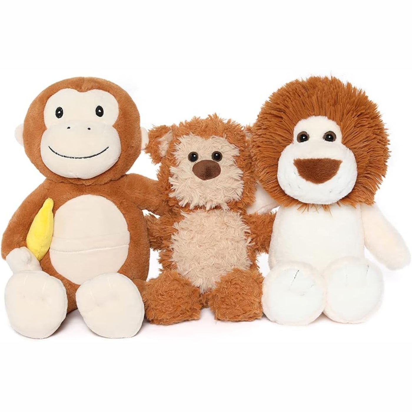 3 Pcs Stuffed Animal Plush Toys, 15.7 Inches