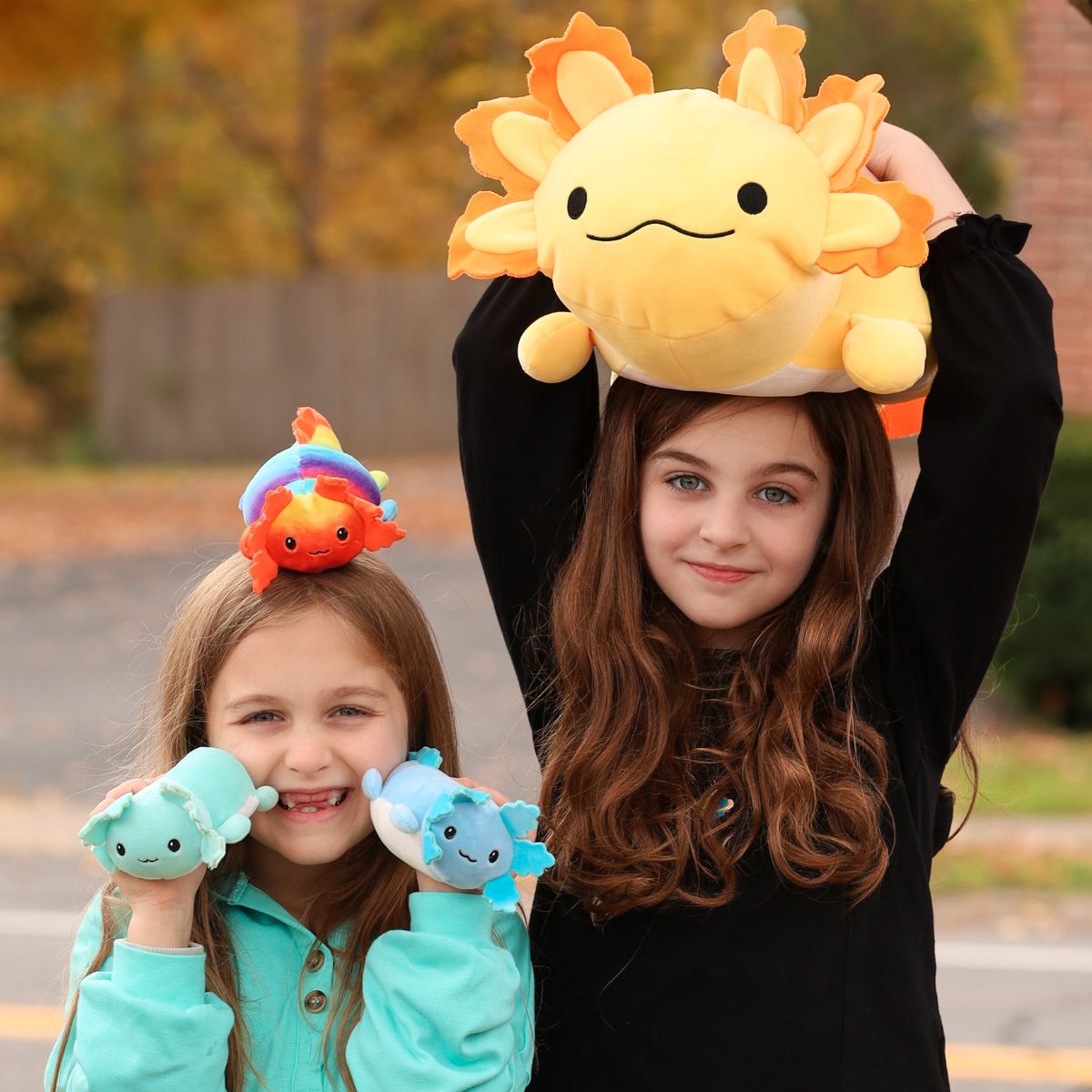 Axolotl Plush Toys Salamander Stuffed Animals, 23.5 Inches