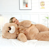 42 Inch Light Brown Teddy Bear Plush Toy Stuffed Animal