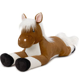Horse Stuffed Animals Pony Plush Toys, Brown, 43 Inches