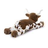 Realistic Longhorn Bull Plush Toy Cow Stuffed Animal 43 Inch