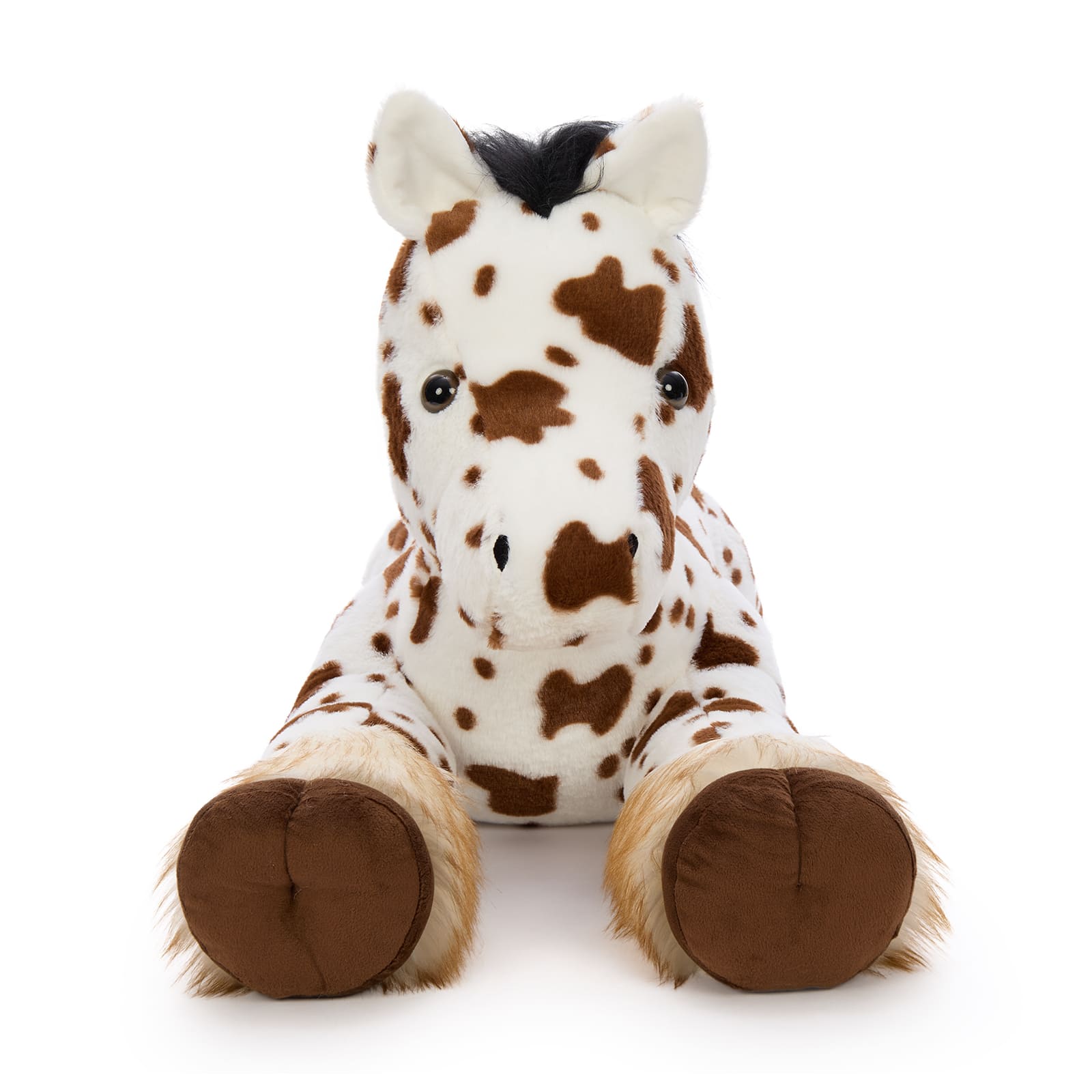 47 Inch Appaloosa Spotted Horse Plush Toy Stuffed Animal