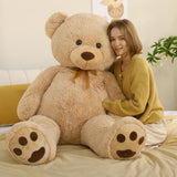 59 Inch Giant Cute Teddy Bear Plush Toy Multiple Colors