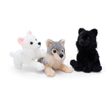 6 Piece Wolf Stuffed Animal Set 10 Inch Plush Wolf Toys
