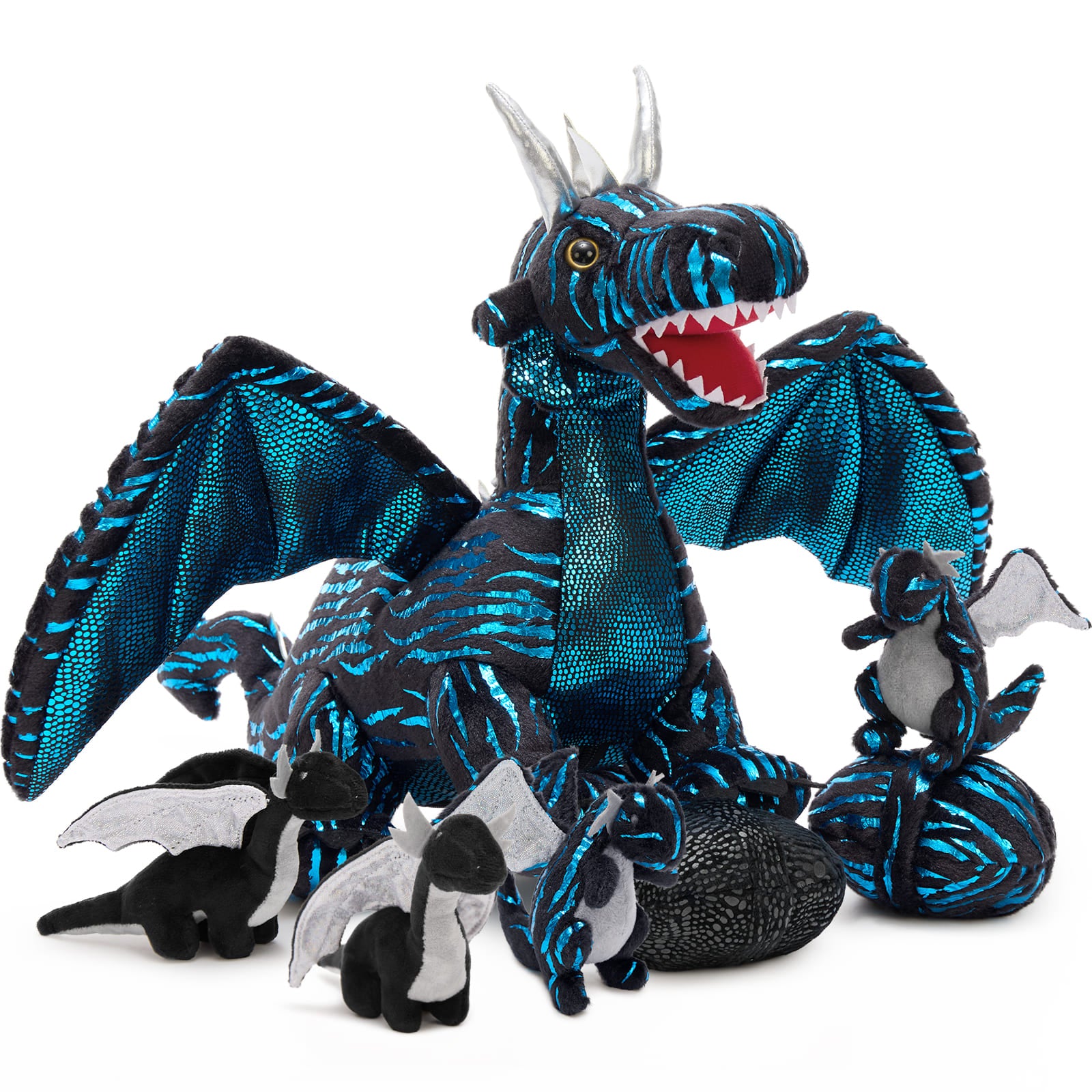 Stofftierset „Fliegender Drache“, 20 Zoll