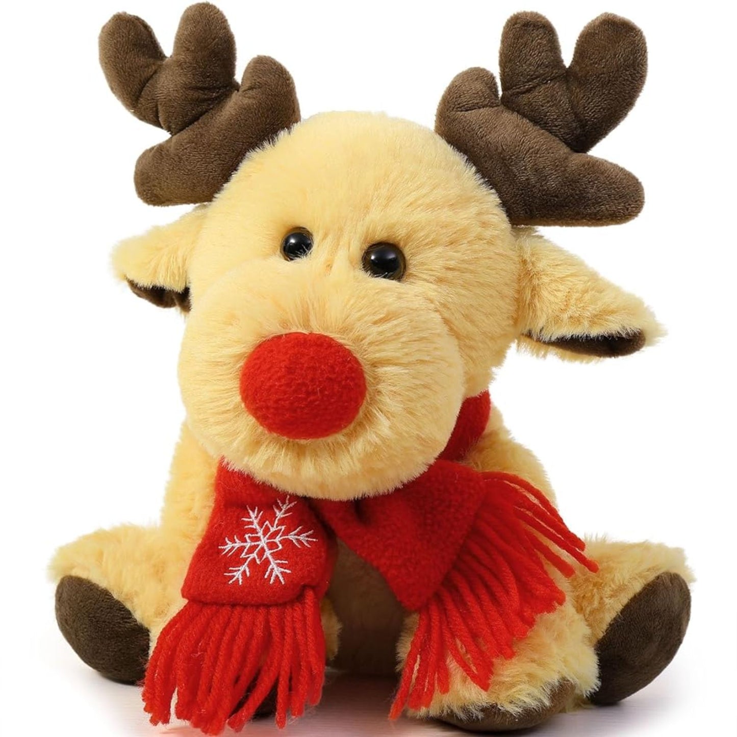 MorisMos Reindeer Plush Toys - 9 Inches Reindeer Stuffed Animals - Christmas Decorative Ornaments/Gifts - Free Shipping Now!