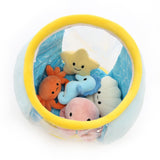 Ocean Plush Toy Fish Tank with 9 Mini Sea Animal Stuffed Toys