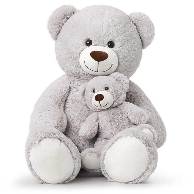 MorisMos 39" Giant Teddy Bear Mommy and Baby Soft Plush Bear Stuffed Animal