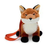 Fox Plush Crossbody Bag with Three Mini Fox Plushies Inside