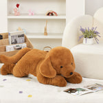 Cuddly 31 Inch Golden Retriever Stuffed Dog Plush Toy Realistic Dog Gift for Pet Enthusiasts