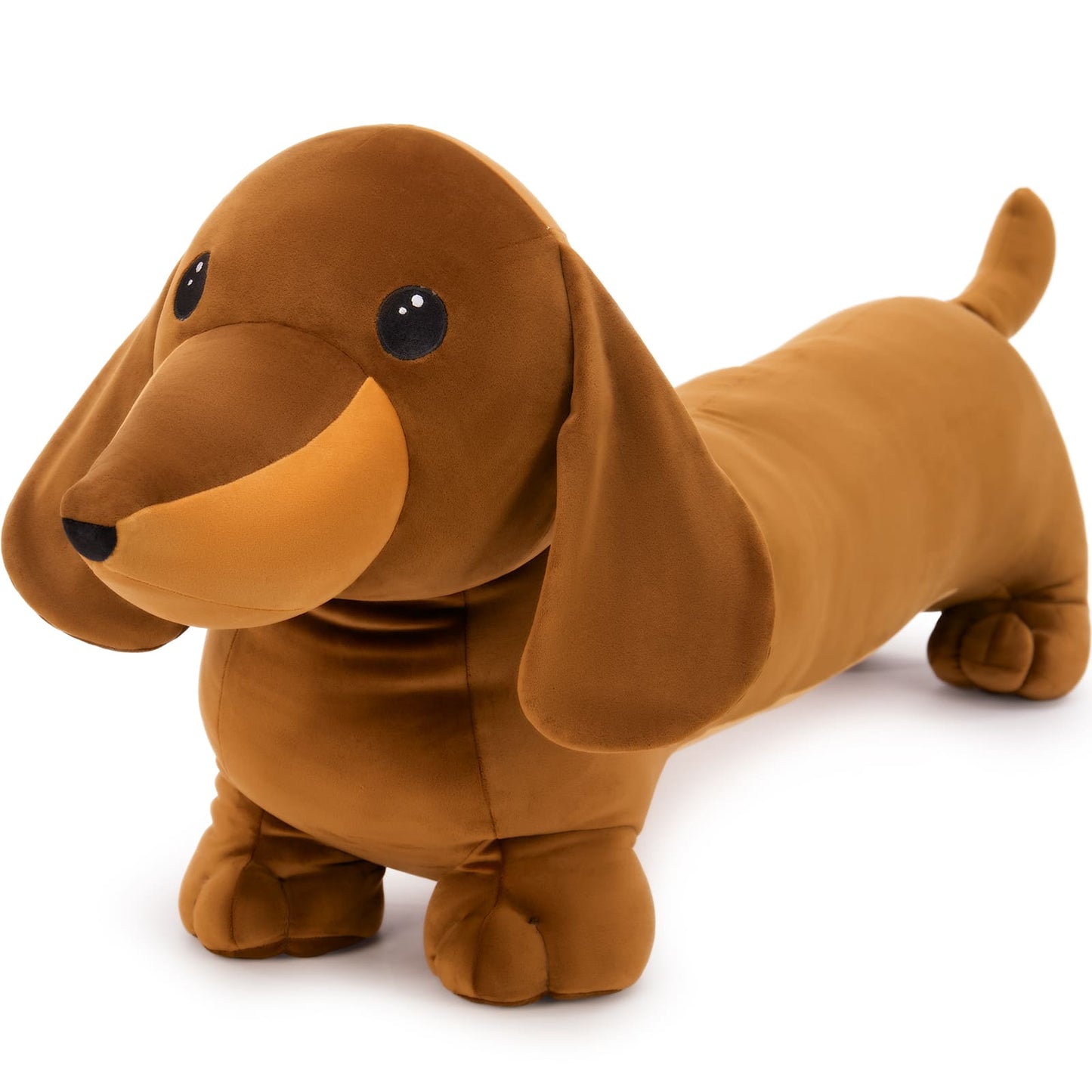 4 FT Giant Dachshund Long Plush Pillow - Dog Stuffed Animals Plush Toys - Body Pillows for Sofa Cushion - Birthday/Christmas Gift for Dog Lovers -  Giant Stuffed Animals - Free Shipping Now