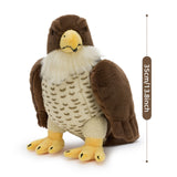 13.8 Inch Eagle Stuffed Animal with Three Baby Eagles