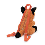 Fox Plush Backpack with Three Mini Fox Plushies Inside