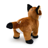 Fox Plush Crossbody Bag with Three Mini Fox Plushies Inside