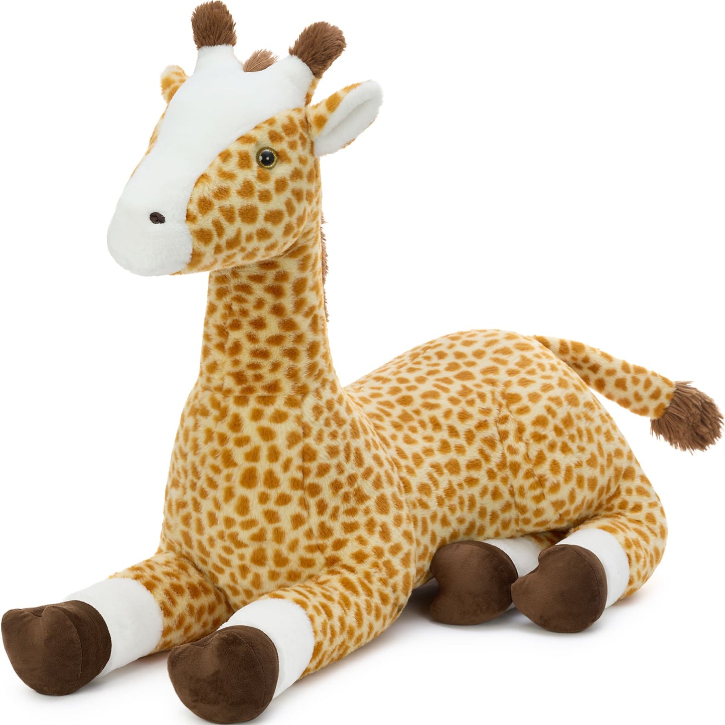 Giant Ultra Soft Giraffe Plush Stuffed Animal Kids Toy Nursery Decor Safari Themed Bedroom Cuddly Gift for Toddlers Babies