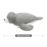 31 Inch Grey Seal Plush Toy Large Ocean Stuffed Animal