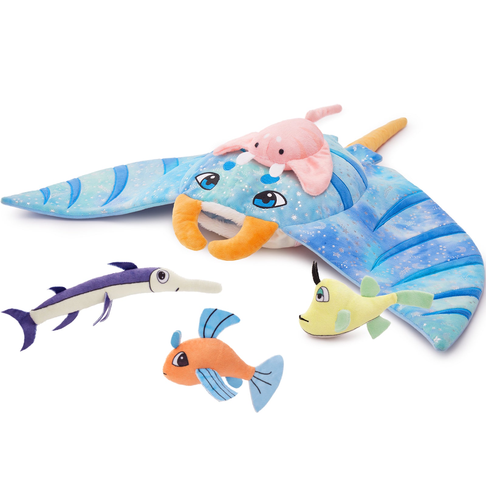 Manta Ray Stuffed Animals Ocean Plush Toys, 26 Inches - Free Shipping