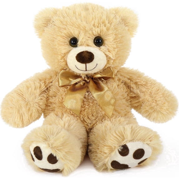 MaoGoLan 13'' Cute Footprints Teddy Bear Stuffed Animal Bear Plush Toy