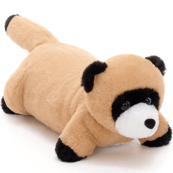 MaoGoLan 19.6'' Ferret Stuffed Animal Gaint Weighted Ferret Body Pillow Plush Toy