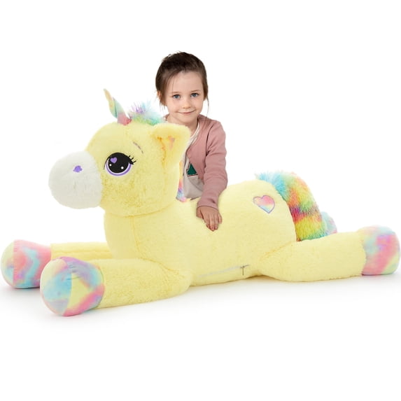 MaoGoLan 43'' Giant Unicorn Stuffed Animal Cute Stuffed Unicorn Plush Toy