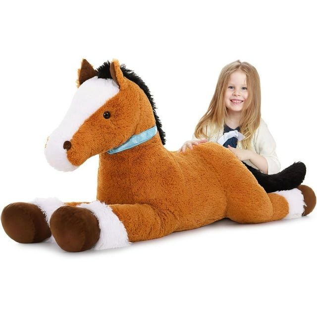 MorisMos 47'' Giant Horse Stuffed Animal Horse Plush Toy