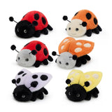 Six Pcs 4.72 Inch Ladybug Plush Toy Set Insect Stuffed Animals