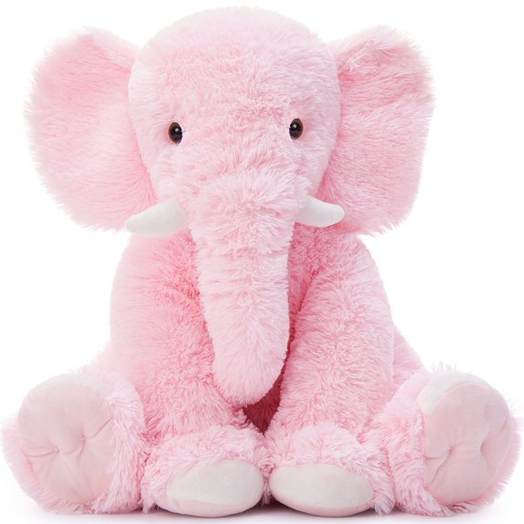 MorisMos 20'' Elephant Stuffed Animal Soft Stuffed Animal Elephant Plush Toy