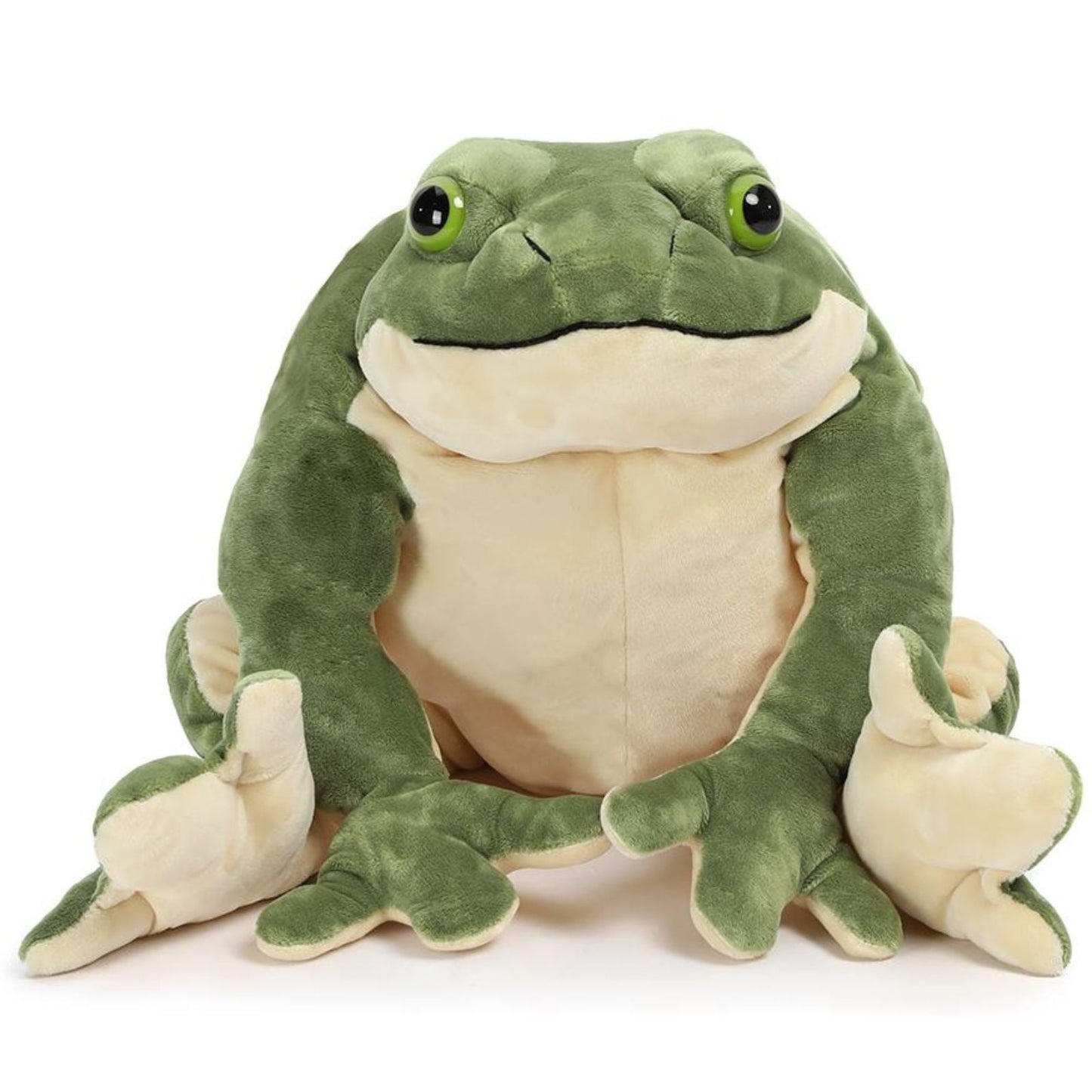 MorisMos 22" Green Frog Stuffed Animal Frog Plush