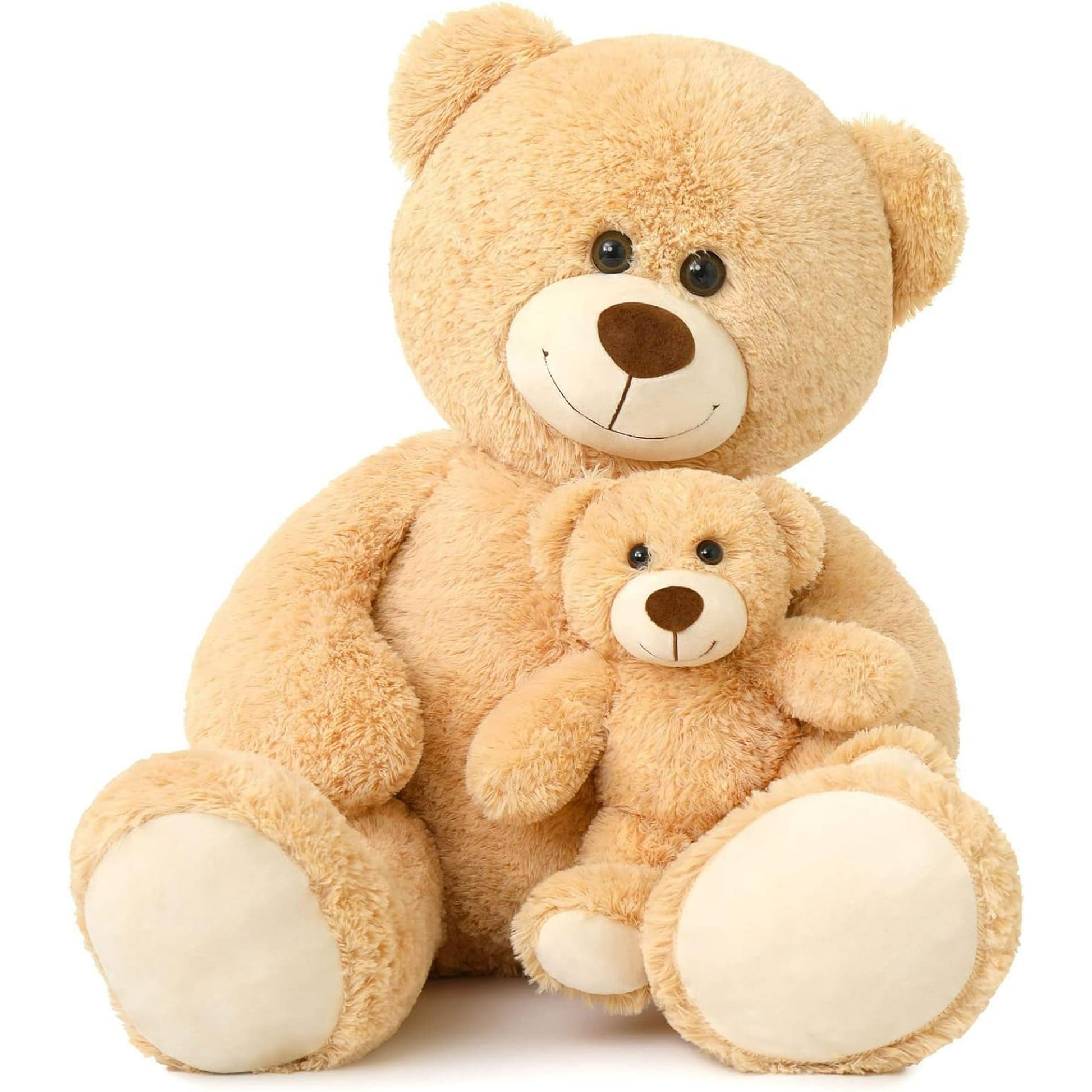MorisMos 39" Giant Teddy Bear Mommy and Baby Soft Plush Bear Stuffed Animal