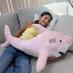 MorisMos Giant Shark Plush Toys | Ocean Stuffed Animals | Big Shark Plush Pillows | Cozy Animal Throw Pillows | Free Shipping
