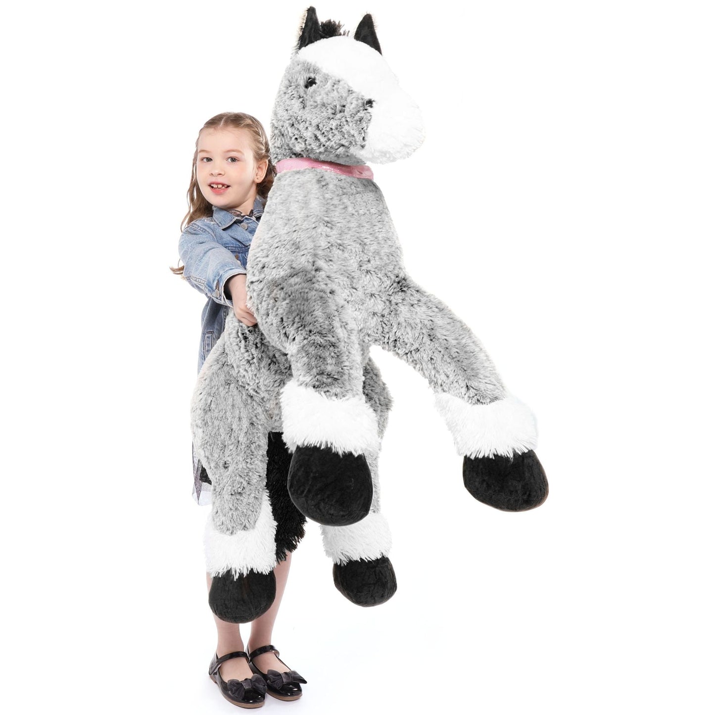 MorisMos 47'' Giant Horse Stuffed Animal Horse Plush Toy