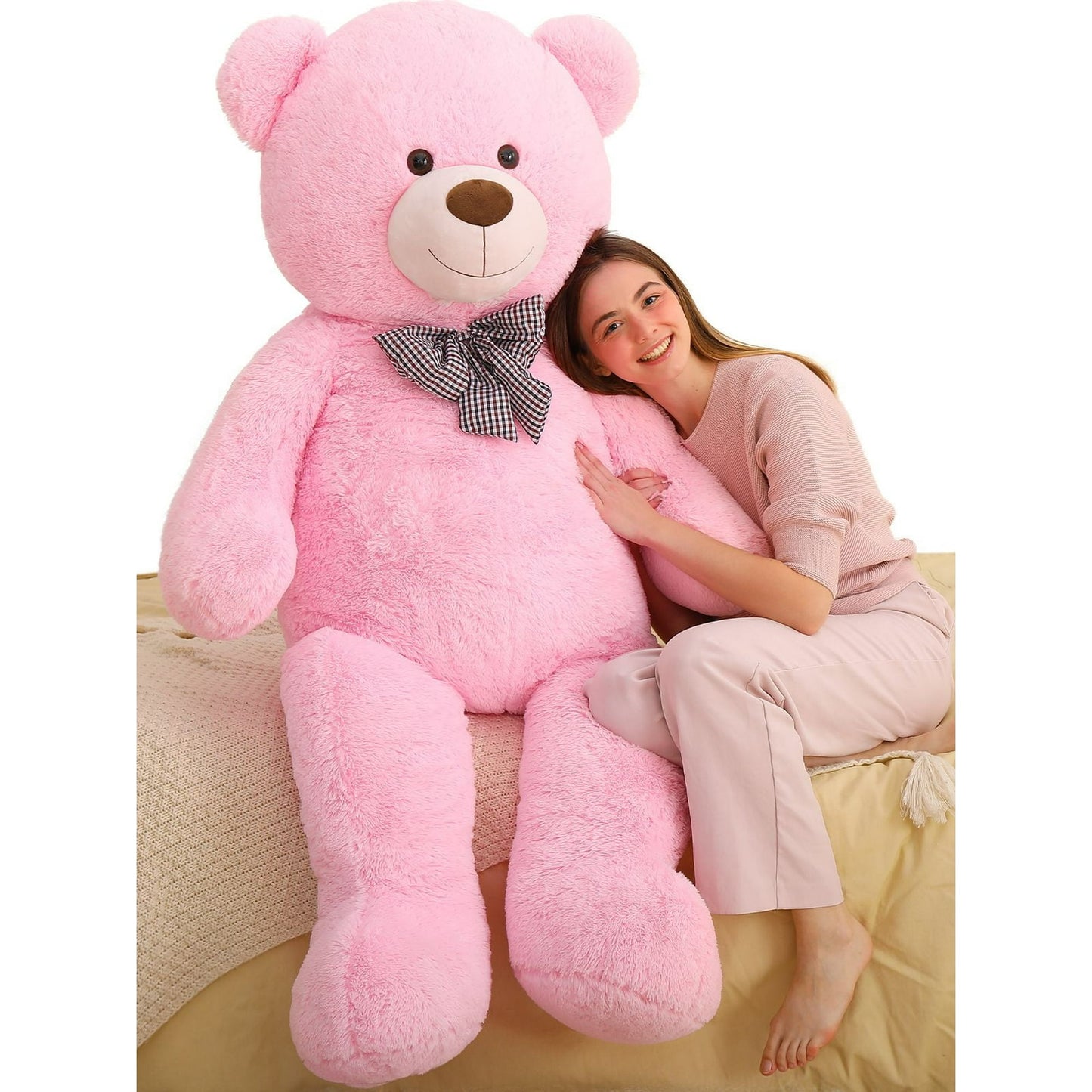 MorisMos 5ft Teddy Bear Stuffed Animals Human Sized Teddy Bear Plush Toy